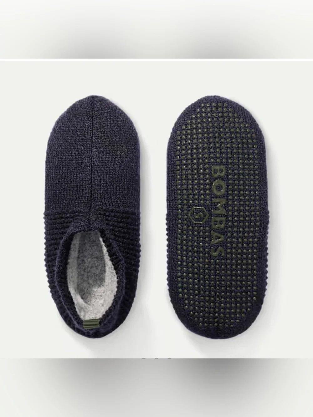 Bombas Men's Gripper Slipper Navy L 10-12.5